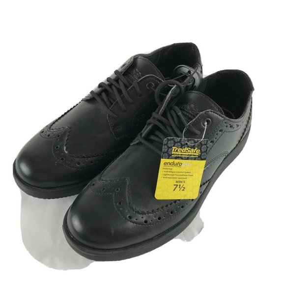slip resistant wingtip shoes